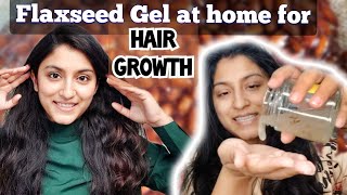 FLAXSEED Gel for HAIR GROWTH  Benefits amp How to make flaxseed gel at home [upl. by Akired]