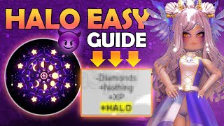 Get The NEW HALO By Using THIS GUIDE In Royalloween 2022 🎃 Royale High Halloween Update amp Tips [upl. by Darryn625]