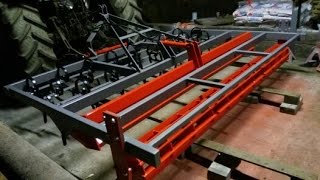 HomemadeTine Leveling Harrow Fabrication [upl. by Aniras678]