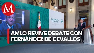 AMLO exhibe debate con Diego Fernández de Cevallos tras su llegada a Twitter [upl. by Volnak800]