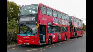 London Buses at Beckton Bus Station amp First Day Stagecoach on the 173s 17th October 2020 [upl. by Eytteb]