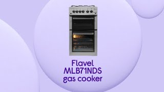 Flavel MLB71NDS 50 cm Gas Cooker  Silver  Product Overview [upl. by Meadows52]