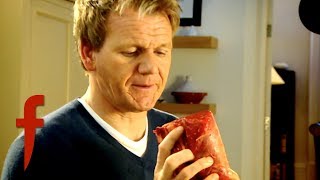 Gordon Ramsays Ribeye Recipe  The F Word [upl. by Balmuth667]