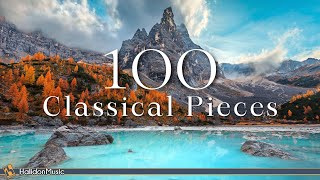 Top 100 Classical Music Pieces [upl. by Heyman]