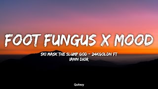 Foot Fungus x Mood Slowed Lyrics Quitezy Mashup [upl. by Kcam681]