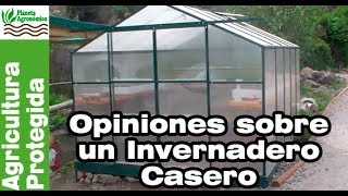 OPINIONES sobre un INVERNADERO CASERO 🌱 [upl. by Enneibaf]