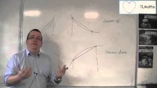 OCR MEI Core 2 405 The Trapezium Rule Overestimate or Underestimate [upl. by Oiromed]