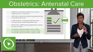 Antenatal Care – Obstetrics  Lecturio [upl. by Accemahs918]