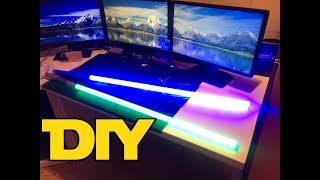 DIY Miecz świetlny RGB [upl. by Gnilrad]