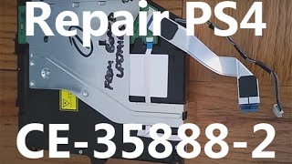 Repair PS4 CE358882 error code WITH or WITHOUT the original BDROM Logic Board  play game discs [upl. by Coriss]