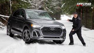 2021 Audi Q5 55 e Quattro Reviewed  OffRoad and Snow [upl. by Trebled213]