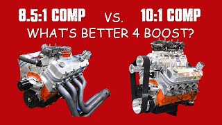 WHAT IS THE BEST COMPRESSION FOR BOOST 851 VS 101 540 BBC STROKER TEST [upl. by Nugent]