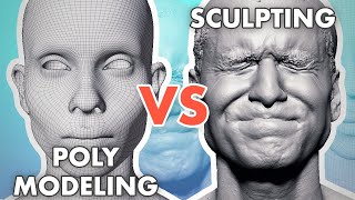 Poly Modeling vs Sculpting  Which is Better [upl. by Aihsak359]