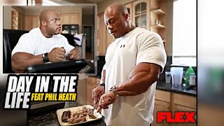 Phil Heath A Day in the Life [upl. by Llecrep]