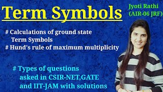 Term symbols from electronic configurationterm symbols and microstatesinorganic chemistry [upl. by Noeled]