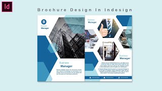 Brochure Design In Indesign tutorial  Adobe InDesign [upl. by Aleunam]