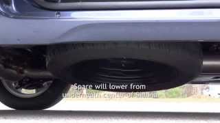 How to Access the Spare Tire 2014 Toyota Sienna in Raleigh [upl. by Pegasus]