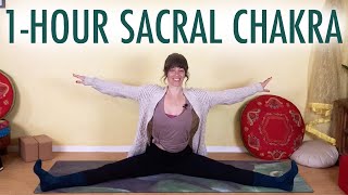 1Hour SACRAL CHAKRA Yoga Flow  Explore Freedom in Movement with Jen Hilman [upl. by Cleodal]