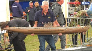 GERMAN Type VII UBOAT RC SUBMARINE DIVE and RESURFACE demonstration [upl. by Rtoip]