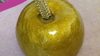 How To Make Gold Candy Apples Very Detailed [upl. by Avahc]