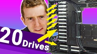 320 TERABYTES in a normal case  The DIY 4k editing NAS [upl. by Chenee]