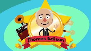 Mini Bio  Thomas Edison [upl. by Asilehc]