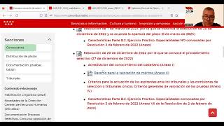 CONCURSOOPOSICIÓN 2023 ESTABILIZACIÓN CONCEPTOS BÁSICOS CÓMO RELLENAR LA SOLICITUD [upl. by Dorrehs538]