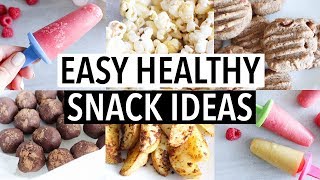 10 EASY HEALTHY SNACK IDEAS You NEED to try Low Cal Healthy Yum [upl. by Trebron]