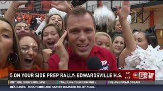 5PrepRally Edwardsville High School [upl. by Aleuqahs735]