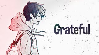 Nightcore  Grateful Lyrics [upl. by Anelet]