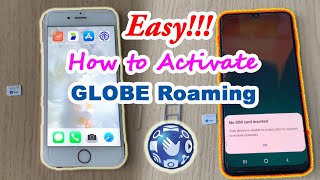 How to Activate Globe Roaming GROAM ON paano mag roaming [upl. by Garth]