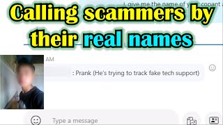 Calling Scammers by their real names [upl. by Emolas]