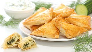 Spanakopita  Greek Spinach amp Feta Pie [upl. by Aihk]