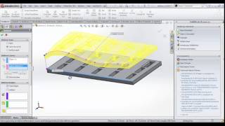 How to use Deform tool in Solidworks [upl. by Ydnelg441]