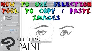 How to Use the Selection Tool  Clip Studio Paint [upl. by Ysnil]