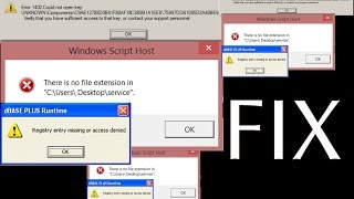 System error fix system registry error or exe error  windows 10 8 and 7 [upl. by Jess]