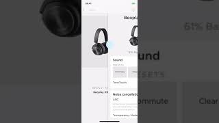 Bang amp Olufsen app support  Transparency mode [upl. by Nosreh]