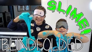 Blindfolded Slime Challenge  Graces Room [upl. by Tobi]