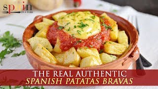 Authentic Spanish Patatas Bravas Recipe [upl. by Edra191]