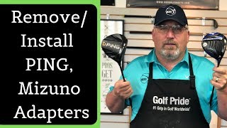 How to remove and install an golf club shaft adapter [upl. by Xonel]