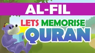 Memorise Quran with Zaky  Suratul Fil [upl. by Nerral]