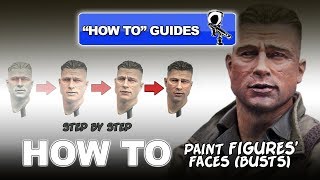 PAINTING FIGURES FACES  STEP BY STEP  BUSTS [upl. by Akimik]