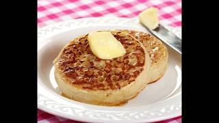 Authentic Homemade English Crumpets [upl. by Halona999]