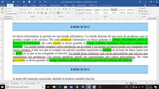 Modelo Entidad Relación Ejercicio 5 [upl. by Orsay]