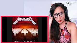 Vocal Coach Reacts METALLICA Master Of Puppets [upl. by Enytsuj176]