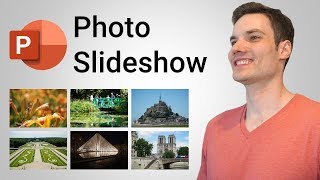 How to make PowerPoint Photo Slideshow [upl. by Wasson]