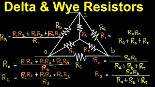 Delta and Wye Connected Resistors English [upl. by Nagaet374]