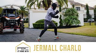 Jermall Charlo shows off his Houston Home  At Home With [upl. by Evilc]