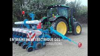 Semoir Monosem Extend 67 rangs Monoshox M électrique 🎥 Faure Groupe [upl. by Eido614]