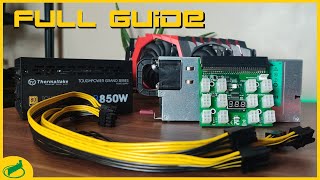 Using Server Powersupplies For Your Mining Rig FULL Guide [upl. by Miller]